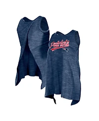 New Era Women's Navy England Patriots Space Dye Active Tank Top