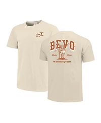 Image One Men's and Women's Natural Texas Longhorns Hyper Local Bevo T-Shirt
