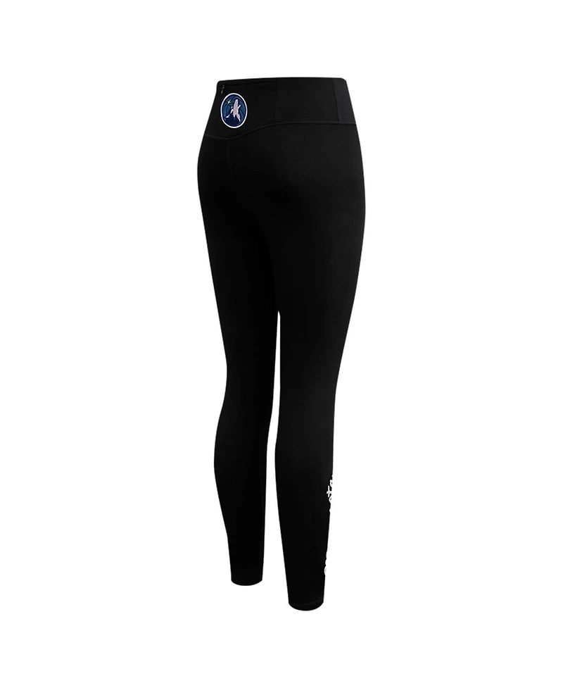 Pro Standard Women's Black Minnesota Timberwolves Paint the City Tri-Blend Jersey Leggings