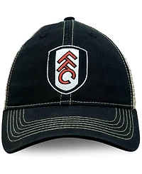 1863FC Men's Black Fulham Trucker Adjustable Hat