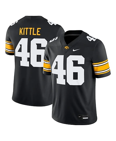 Nike Men's George Kittle 46 Black Iowa Hawkeyes Alumni Player Game Jersey