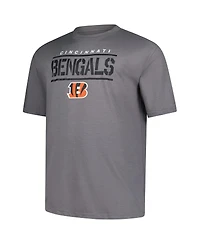 Fanatics Men's Heather Gray Cincinnati Bengals Big Tall Top Notch T-Shirt