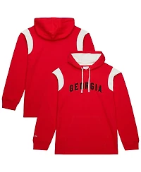 Mitchell & Ness Men's Red Georgia Bulldogs Thermal Lightweight Hoodie
