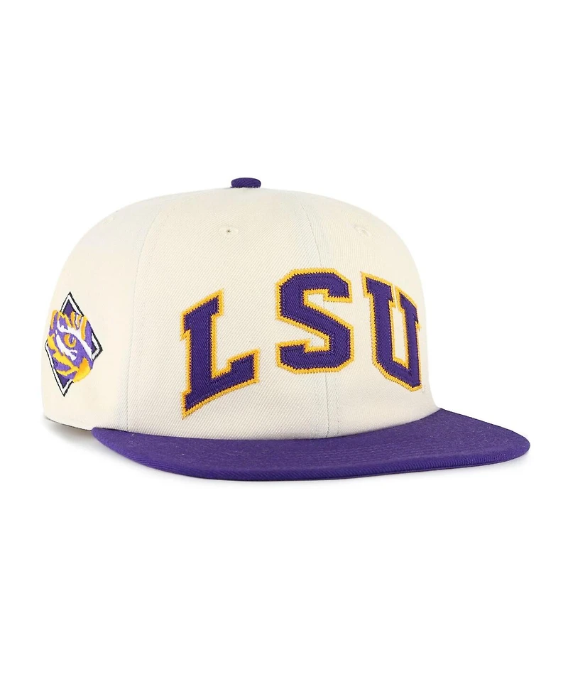 '47 Brand Men's and Women's Natural Lsu Tigers Crossover Off Hand Captain Adjustable Hat