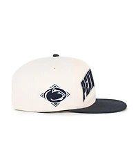'47 Brand Men's and Women's Natural Penn State Nittany Lions Crossover Off Hand Captain Adjustable Hat