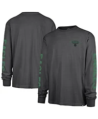 '47 Brand Men's Black Philadelphia Eagles Cairn Ravine Foundation Throwback Long Sleeve T-Shirt