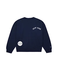 Mitchell & Ness Women's Navy New York Yankees Cooperstown Collection Crewneck Sweatshirt