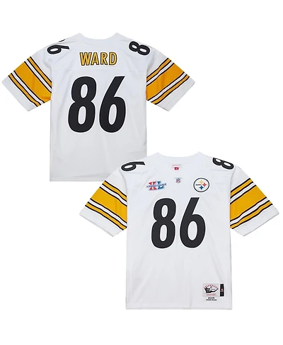 Mitchell & Ness Men's Hines Ward White Pittsburgh Steelers 2005 Authentic Throwback Retired Player Jersey