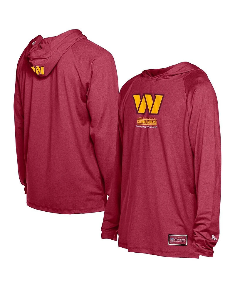 New Era Men's Burgundy Washington Commanders Functional Fandom Hoodie