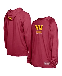 New Era Men's Burgundy Washington Commanders Functional Fandom Hoodie