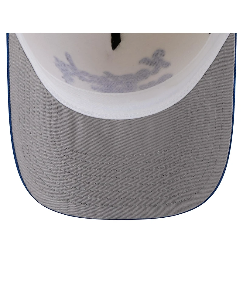 New Era Men's Cream/Royal Kentucky Wildcats Vintage Chainstitch 9FIFTY A-Frame Snapback Hat