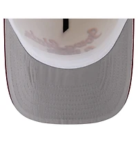 New Era Men's Cream/Cardinal Iowa State Cyclones Vintage Chainstitch 9FIFTY A-Frame Snapback Hat