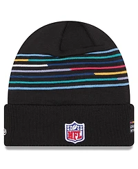 New Era Men's Black Tampa Bay Buccaneers 2025 Nfl Crucial Catch Cuffed Knit Hat