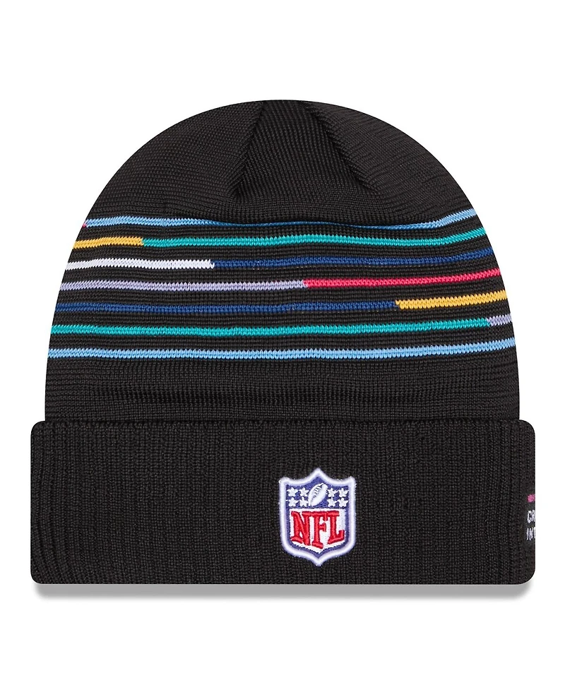 New Era Men's Black Las Vegas Raiders 2025 Nfl Crucial Catch Cuffed Knit Hat