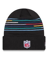 New Era Men's Black Las Vegas Raiders 2025 Nfl Crucial Catch Cuffed Knit Hat