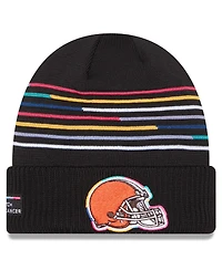 New Era Men's Black Cleveland Browns 2025 Nfl Crucial Catch Cuffed Knit Hat