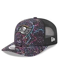 New Era Men's Black Tampa Bay Buccaneers 2025 Nfl Crucial Catch 9SEVENTY Adjustable Hat