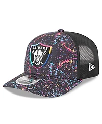 New Era Men's Black Las Vegas Raiders 2025 Nfl Crucial Catch 9SEVENTY Adjustable Hat