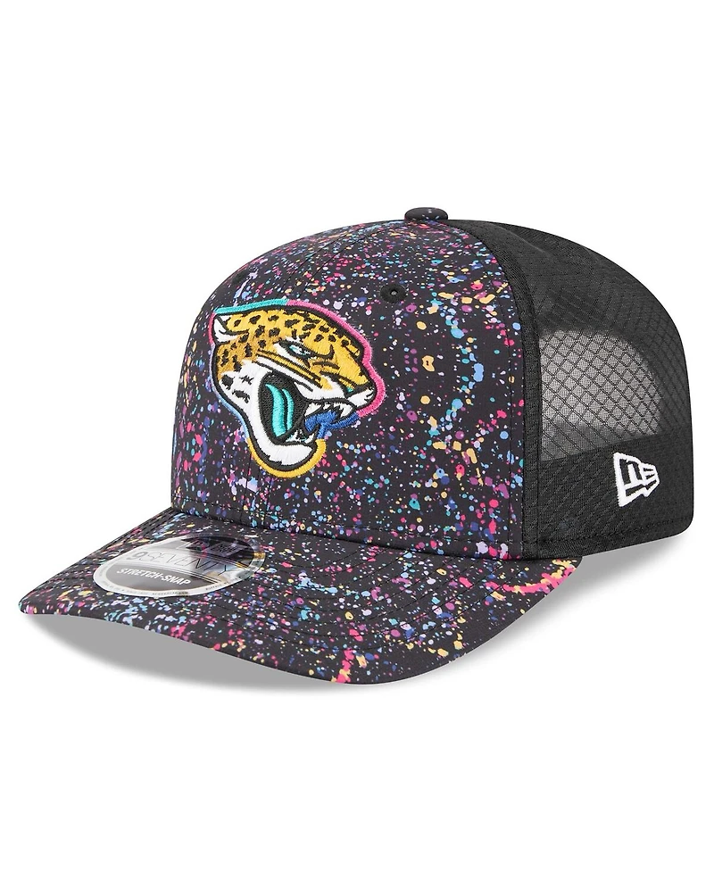 New Era Men's Black Jacksonville Jaguars 2025 Nfl Crucial Catch 9SEVENTY Adjustable Hat