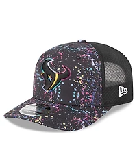 New Era Men's Black Houston Texans 2025 Nfl Crucial Catch 9SEVENTY Adjustable Hat