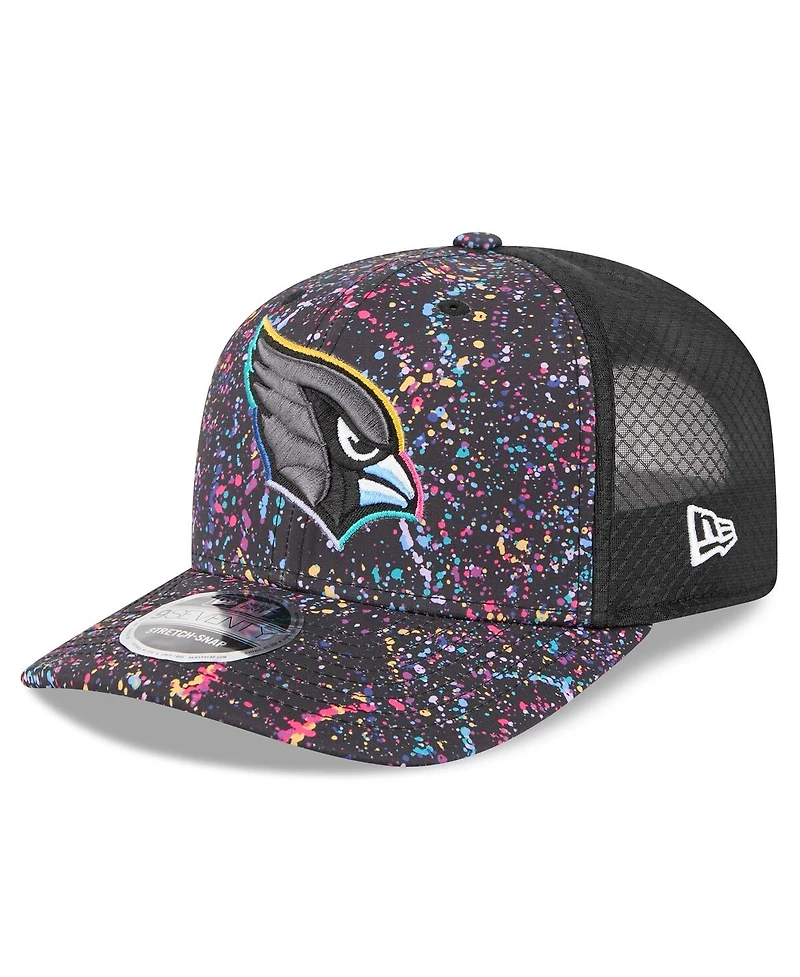 New Era Men's Black Arizona Cardinals 2025 Nfl Crucial Catch 9SEVENTY Adjustable Hat