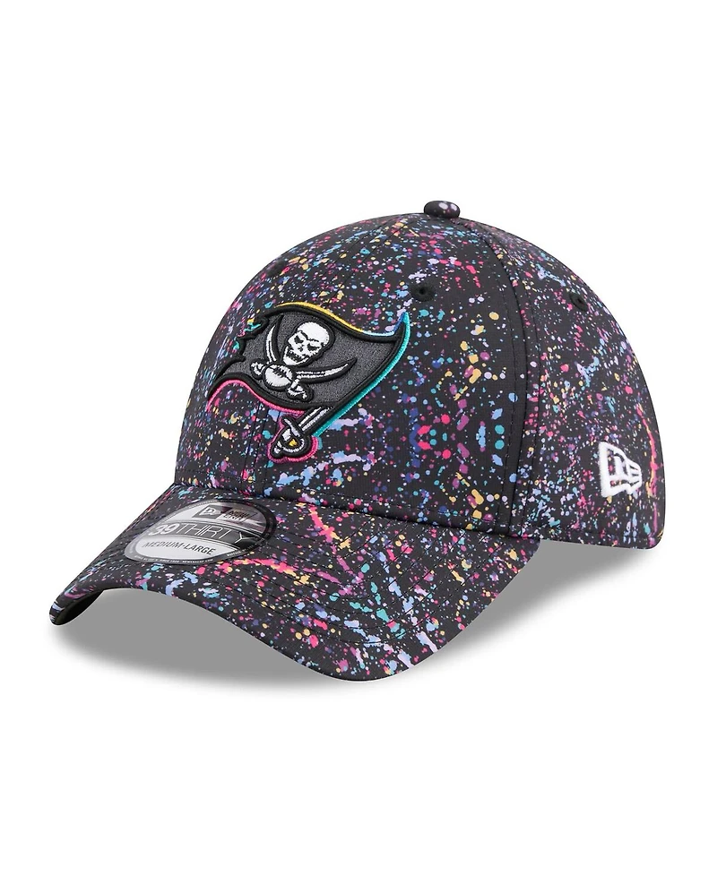 New Era Men's Black Tampa Bay Buccaneers 2025 Nfl Crucial Catch 39THIRTY Flex Hat