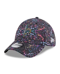 New Era Men's Black Orleans Saints 2025 Nfl Crucial Catch 39THIRTY Flex Hat