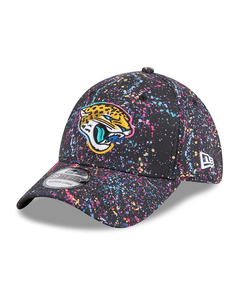 New Era Men's Black Jacksonville Jaguars 2025 Nfl Crucial Catch 39THIRTY Flex Hat