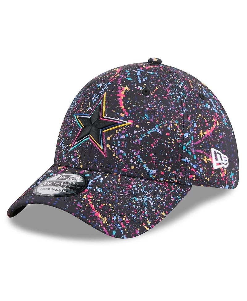 New Era Men's Black Dallas Cowboys 2025 Nfl Crucial Catch 39THIRTY Flex Hat