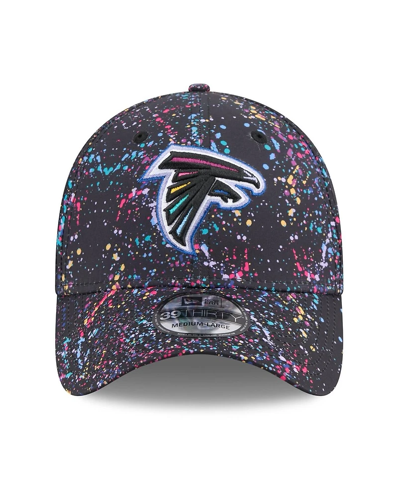 New Era Men's Black Atlanta Falcons 2025 Nfl Crucial Catch 39THIRTY Flex Hat