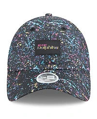 New Era Women's Black Miami Dolphins 2025 Nfl Crucial Catch Pony Tail Adjustable Hat