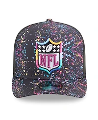 New Era Men's Black Shield Logo 2025 Nfl Crucial Catch A-Frame 9FIFTY Snapback Hat