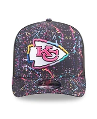 New Era Men's Black Kansas City Chiefs 2025 Nfl Crucial Catch A-Frame 9FIFTY Snapback Hat