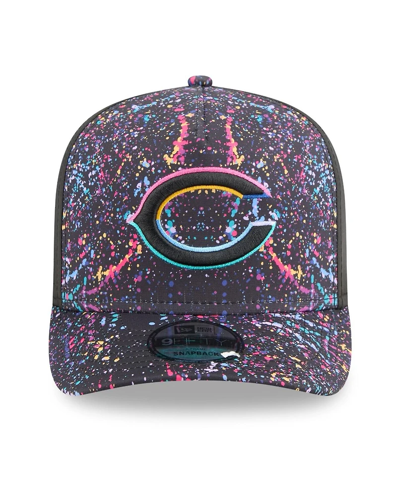 New Era Men's Black Chicago Bears 2025 Nfl Crucial Catch A-Frame 9FIFTY Snapback Hat