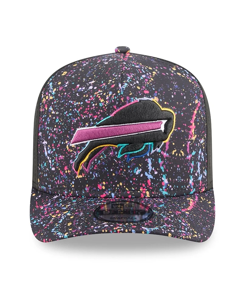 New Era Men's Black Buffalo Bills 2025 Nfl Crucial Catch A-Frame 9FIFTY Snapback Hat