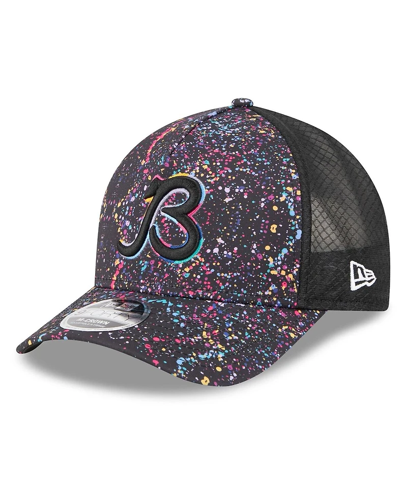 New Era Big Boys and Girls Black Chicago Bears 2025 Nfl Crucial Catch 9FORTY Adjustable Hat