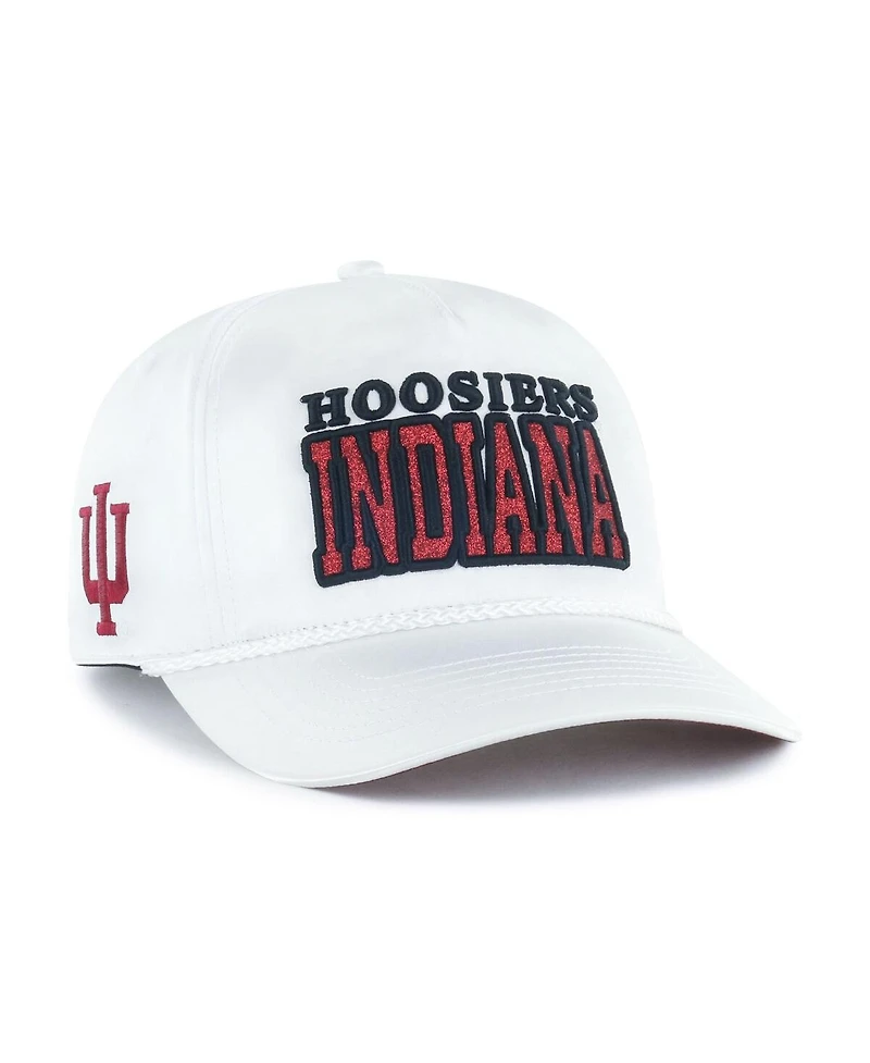 '47 Brand Women's White Indiana Hoosiers Outspoken Hitch Adjustable Hat