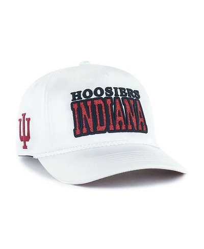 '47 Brand Women's White Indiana Hoosiers Outspoken Hitch Adjustable Hat