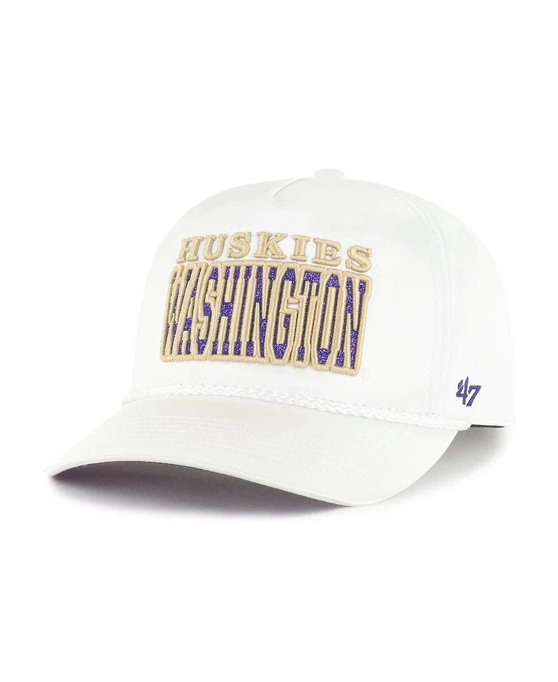 '47 Brand Women's White Washington Huskies Outspoken Hitch Adjustable Hat