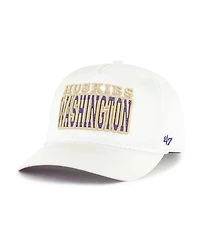 '47 Brand Women's White Washington Huskies Outspoken Hitch Adjustable Hat