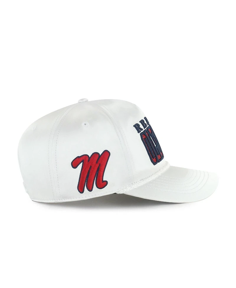 '47 Brand Women's White Ole Miss Rebels Outspoken Hitch Adjustable Hat