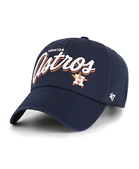 '47 Brand Women's Navy Houston Astros Ariana Clean Up Adjustable Hat