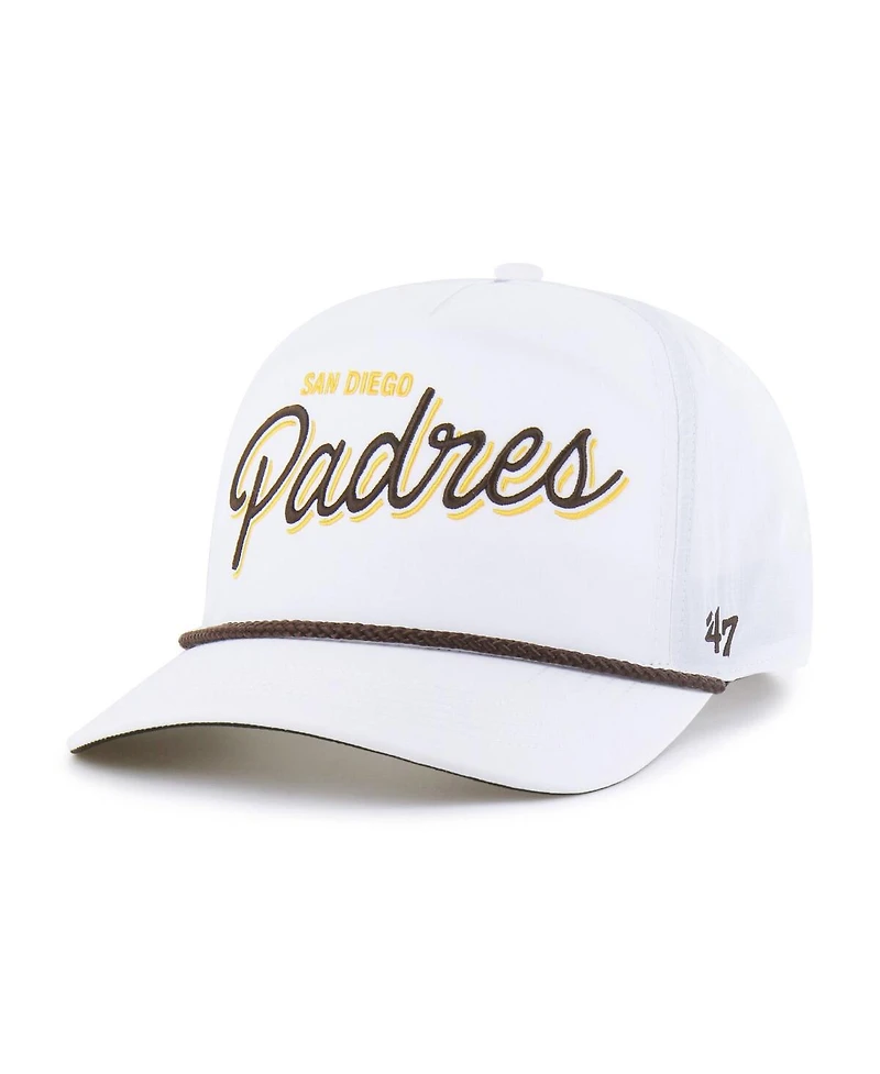 '47 Brand Men's White San Diego Padres Brrr Fairway Hitch Adjustable Hat