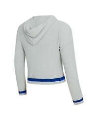 Concepts Sport Women's 2-Piece Gray/Royal Florida Gators Whitley Long Sleeve Hoodie Top and Shorts Set