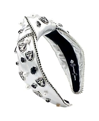 Brianna Cannon Las Vegas Raiders Logo Headband
