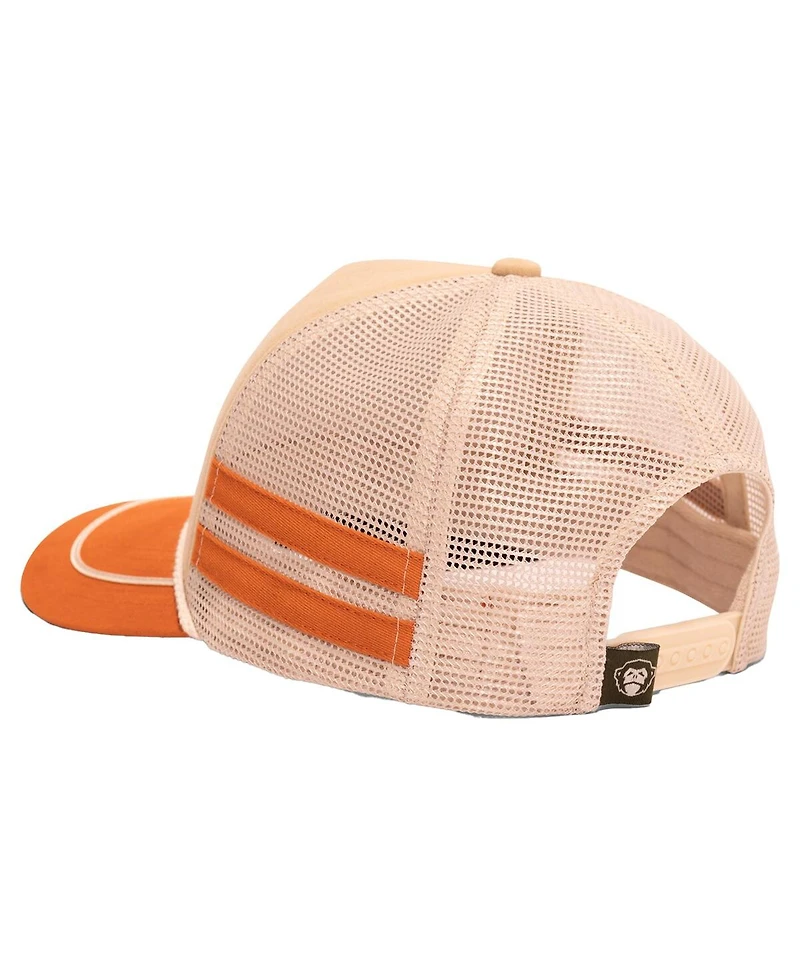 Howler Brothers Men's Tan/Texas Orange Howler Brothers x Texas Longhorns Foam Dome Trucker Adjustable Hat