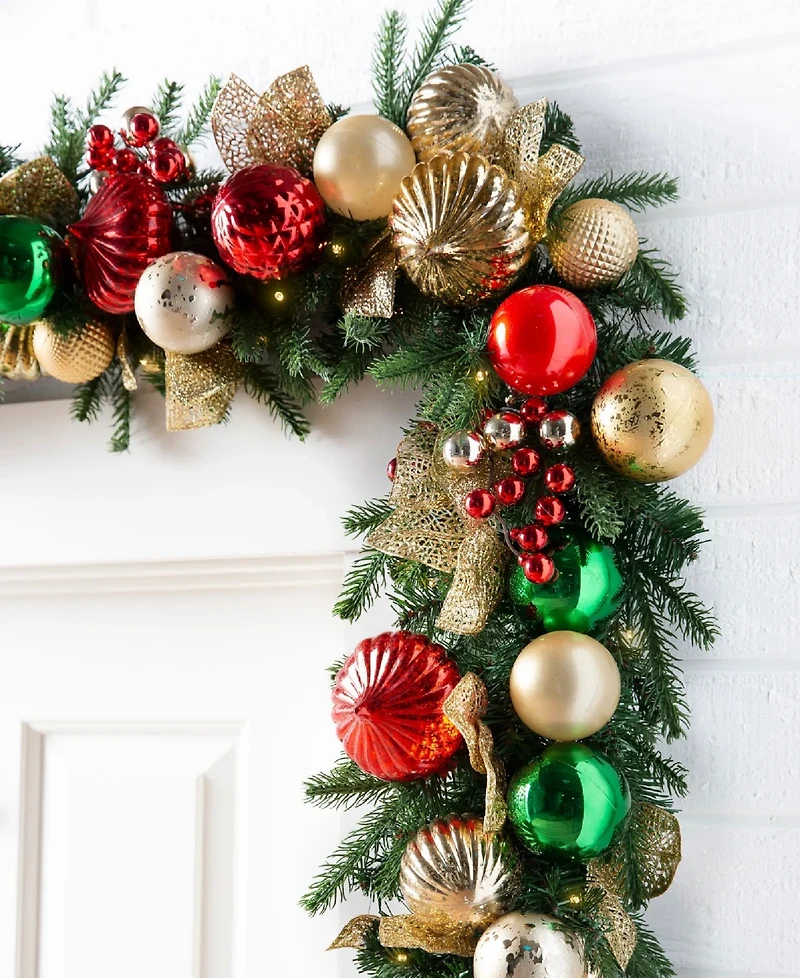 Balsam Hill 120" Merry and Bright Christmas Garland
