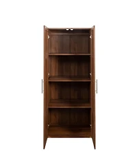 Streamdale Furniture 2-Door Wardrobe/Kitchen Cabinet with 4 Storage Spaces