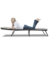 Streamdale Furniture Folding Camping Cot - Adjustable Heavy Duty with Carry Bag
