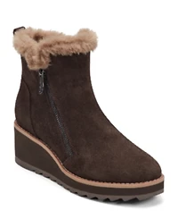 Easy Spirit Women's Jane Round Toe Wedge Booties